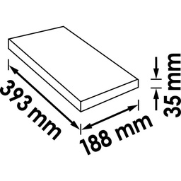V4631 2-component soft foam insert ∙ without cut-out