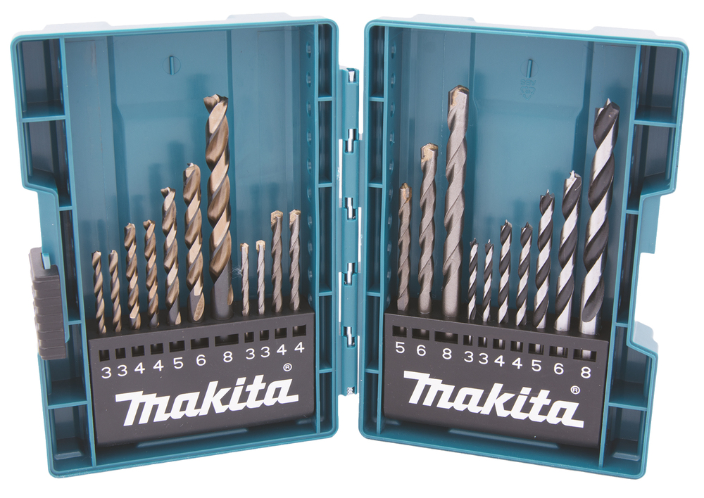 Makita B-44884 Set Forets mixtes Bois/Métaux/ Maçonnerie