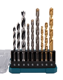 Makita D-71962 Mixed wood/metal/masonry drill bit set