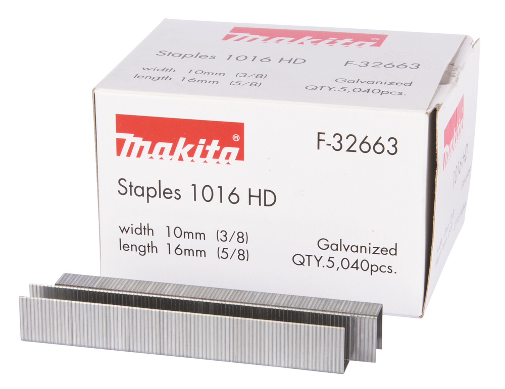 Makita F-32663 Agrafes galvanisées 10 x 16 mm