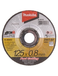 Makita B-46953 Disque à tronçonner pour acier/acier inox pour machines à accu 125/22,23