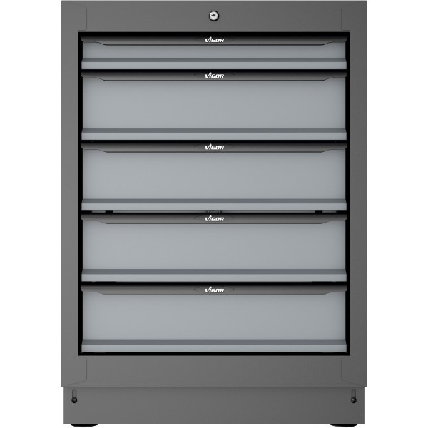 Vigor V6000-031 Drawer lower cabinet ∙ 5 drawers ∙ 676 mm