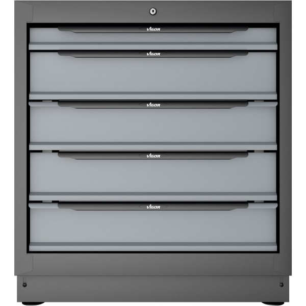 Vigor V6000-031XL Drawer lower cabinet ∙ 5 drawers ∙ 861 mm