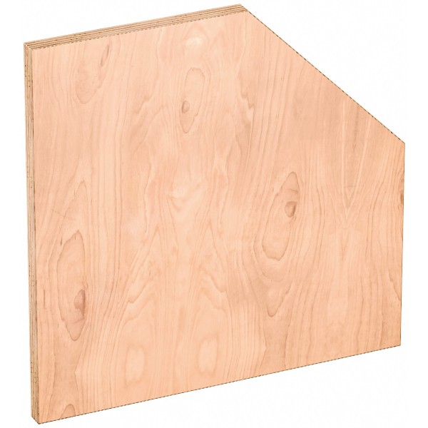 Vigor V6000-0860 Wooden worktop ∙ pentagonal