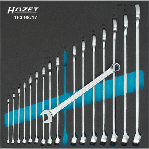 Hazet 163-98/17 Set di chiavi combinate
