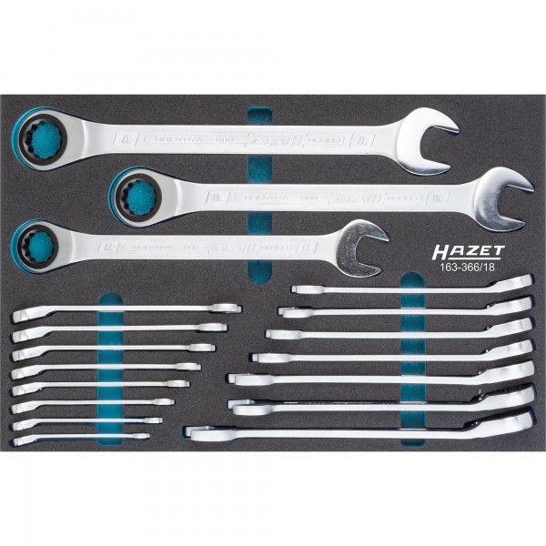 Hazet 163-366/18 Ratchet wrench set