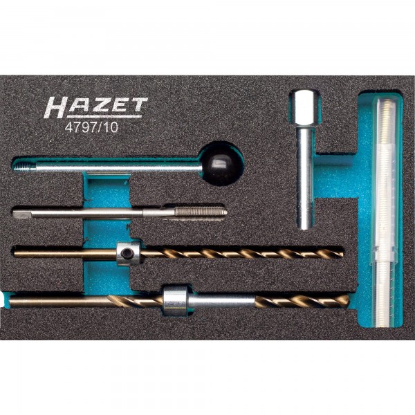 Hazet 4797/10 Thread repair kit for injector fixing screw