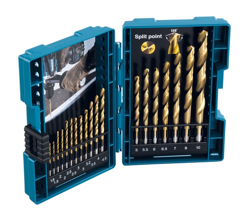 [D-67527] Makita D-67527 Metal drills with round shank set