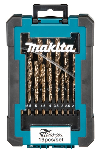 [D-50463] Makita D-50463 Set Forets à métaux à queue ronde