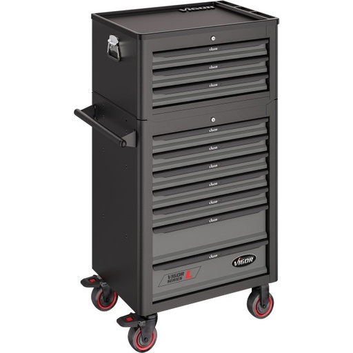 [V1970] Vigor V1970 Tool trolley Series L ∙ with tool chest ∙ empty