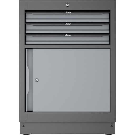 [V6000-030] Vigor V6000-030 Drawer lower cabinet ∙ 3 drawers ∙ 676 mm