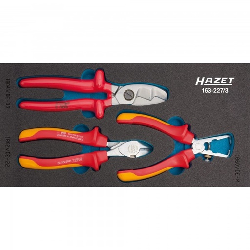 [163-227/3] Hazet 163-227/3 Pliers set ∙ with protective insulation