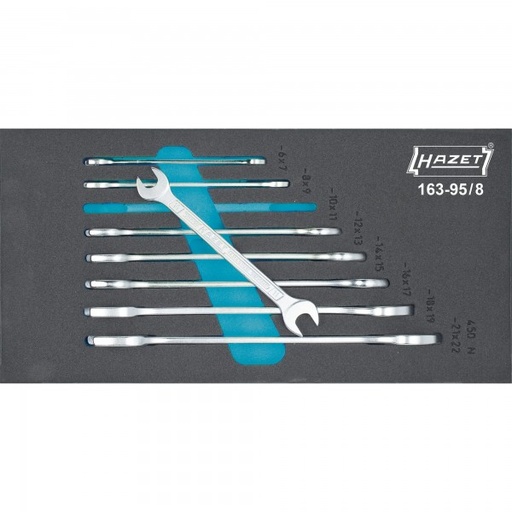 [163-95/8] Hazet 163-95/8 Double open-end wrench set